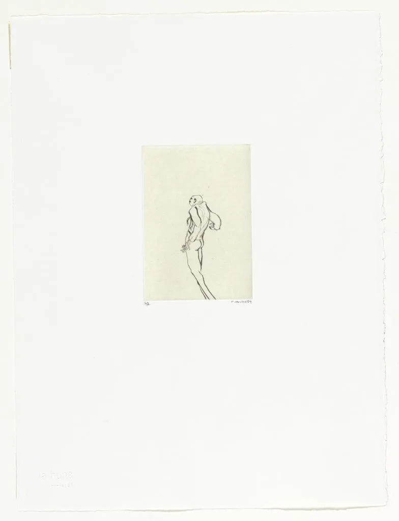 Untitled, by Philippe Favier, ink, 1989