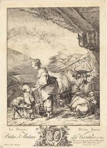 La bonne petite soeur, by Philippe Jacques de Loutherbourg II