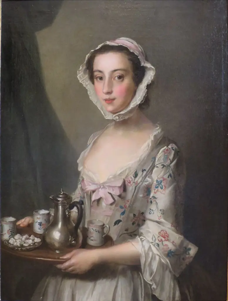 Girl with a Tray, by Philippe Mercier