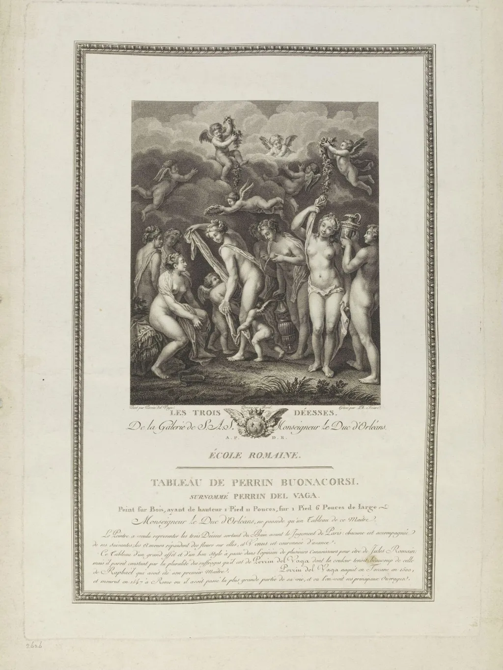The Three Goddesses, by Philippe Trière, 1850