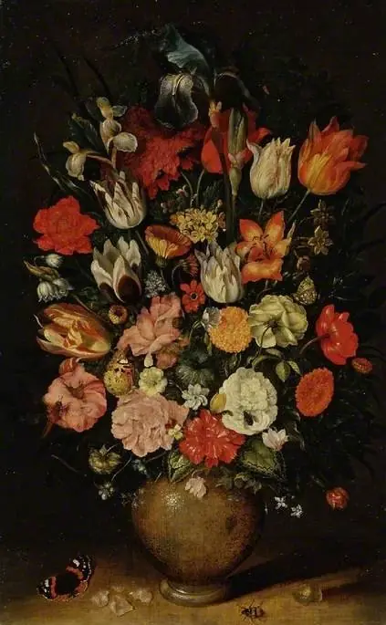 A vase of flowers, by Philips de Marlier
