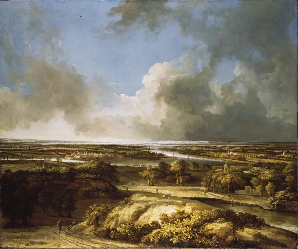 A Panoramic Landscape, by Philips Koninck