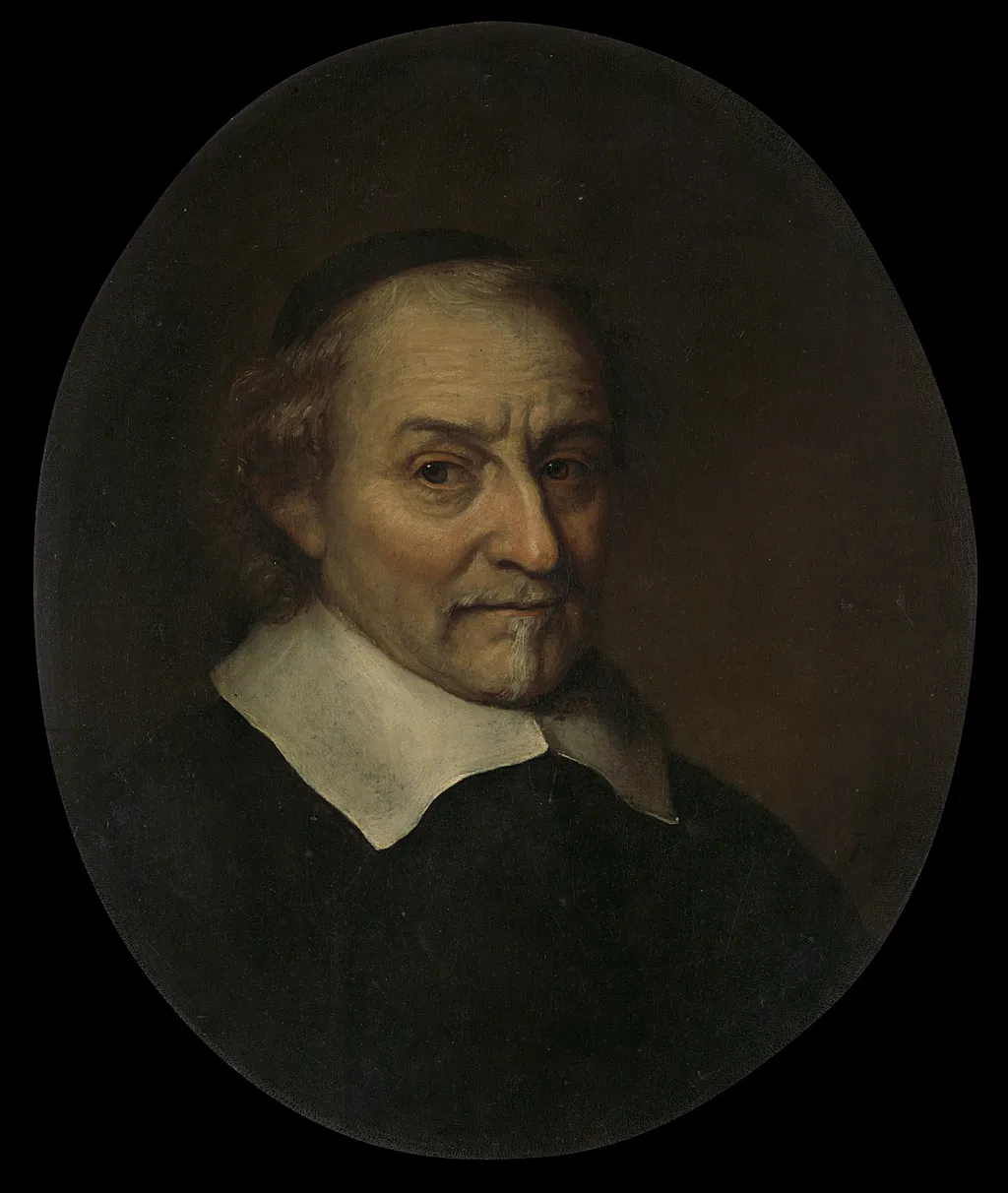 Joost van den Vondel (1587–1679). Poet, by Philips Koninck, oil, 1665