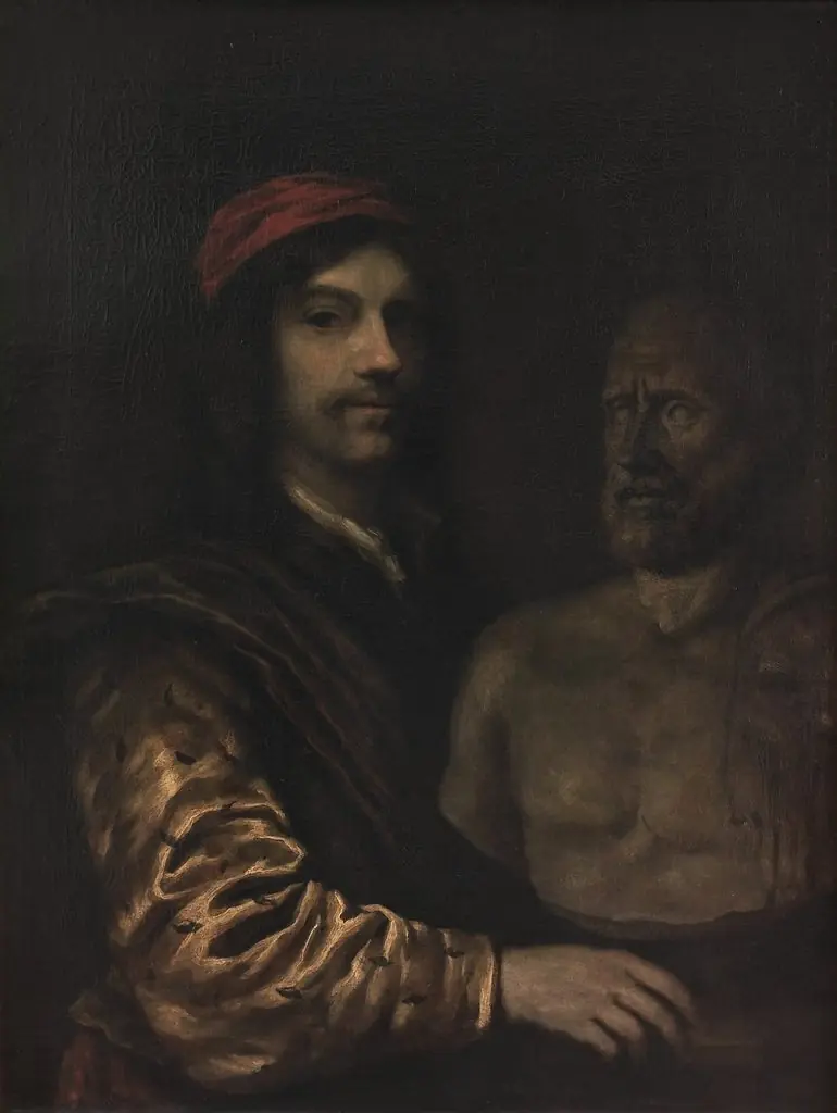 Self-portrait of Philips Koninck (1619-1688), by Philips Koninck