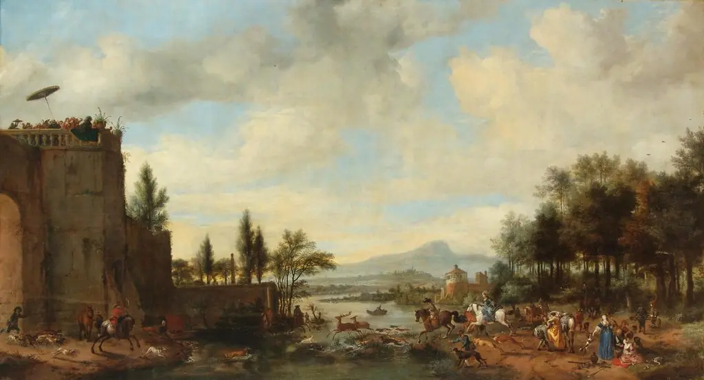 Deer Hunt, by Philips Wouwerman