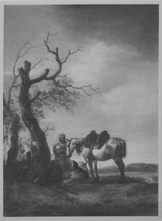 Peasants Resting, by Philips Wouwerman, unspecified, 1647
