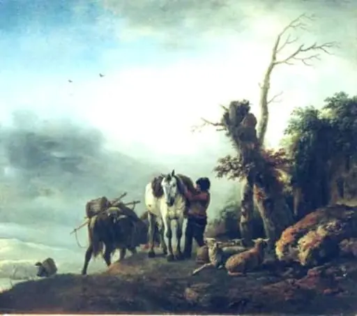 Peisaj cu figuri, by Philips Wouwerman
