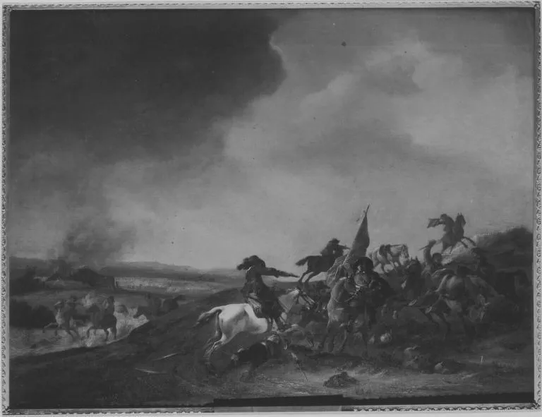 Reitergefecht, by Philips Wouwerman, unspecified, 1643
