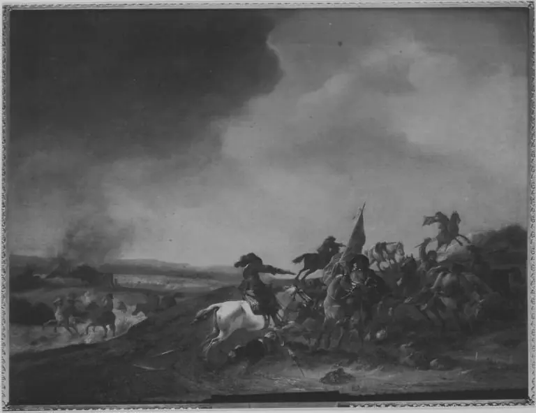 Reitergefecht, by Philips Wouwerman