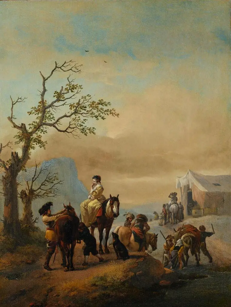 Soldaten unterwegs, by Philips Wouwerman