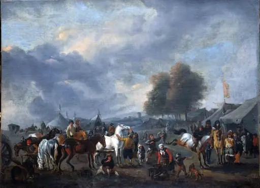 Târgul de cai, by Philips Wouwerman