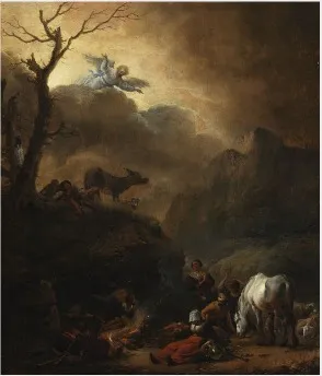 The Annunciation to the Shepherds, by Philips Wouwerman, unspecified, 1647