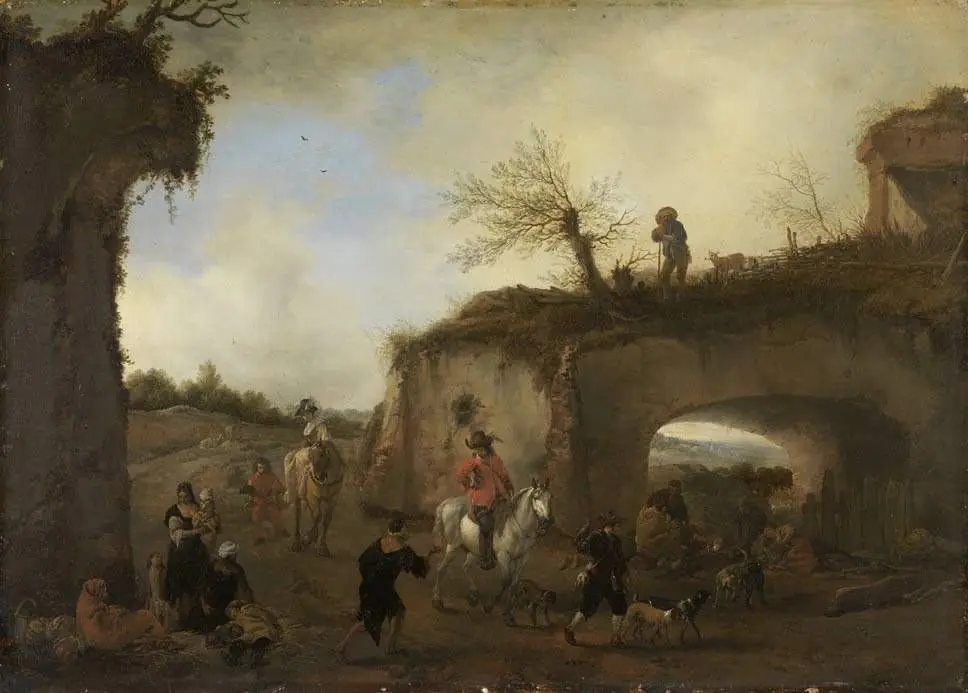 The falconry, by Philips Wouwerman