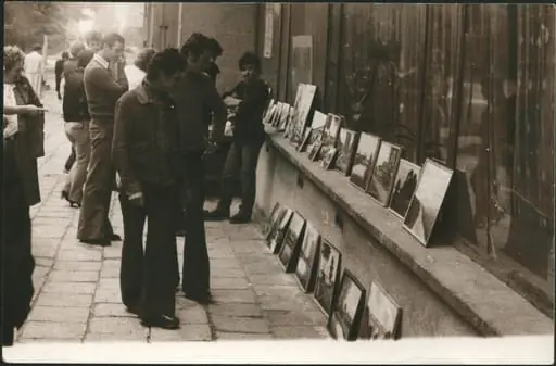 Exhibition of works by art section participants from the Culture Center in Gołdap 1, by Photo unknown.