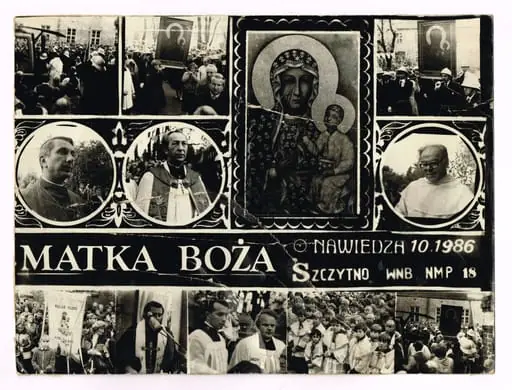 Visits to Our Lady of Czestochowa in the parish of Assumption of the Blessed Virgin Mary in Szczytno, by Photo unknown.