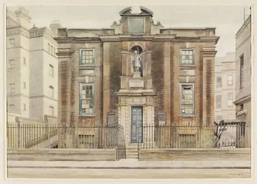 Bluecoat School, Caxton Street, Westminster, by Phyllis Dimond