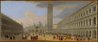 Piazza San Marco, Venice, by Luca Carlevarijs