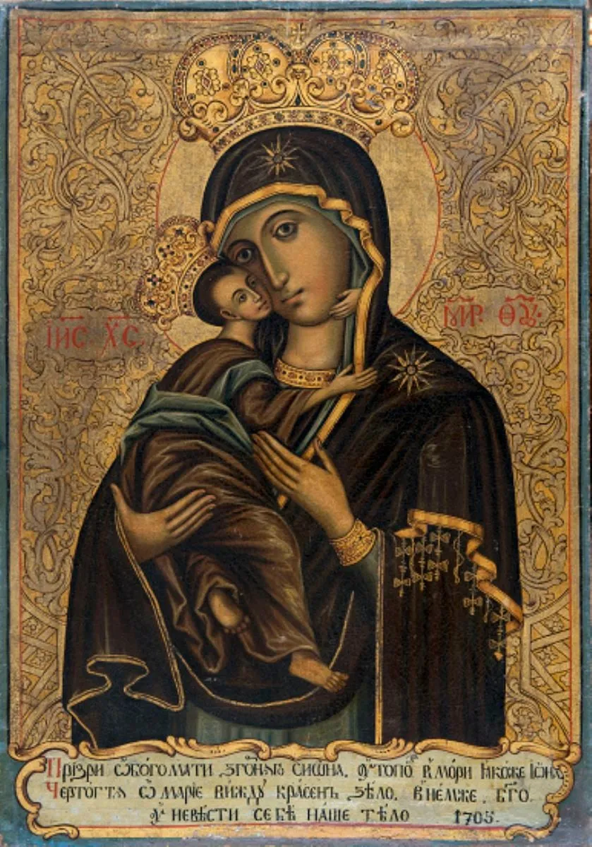 Madona cu pruncul, by Pictor necunoscut, unspecified