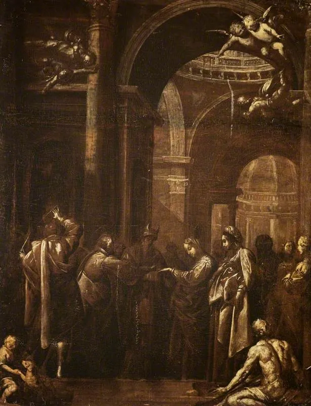 Marriage of the Virgin, by Pier Francesco Mazzucchelli, oil, 1612