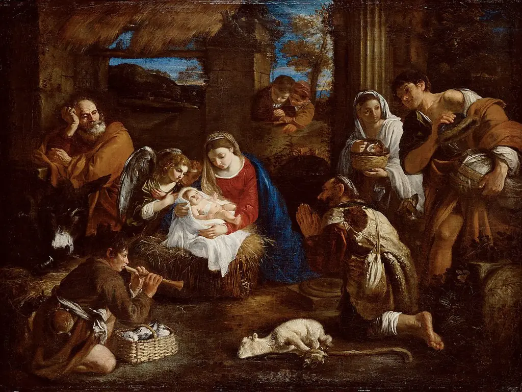 Adoration of the Shepherds, by Pier Francesco Mola
