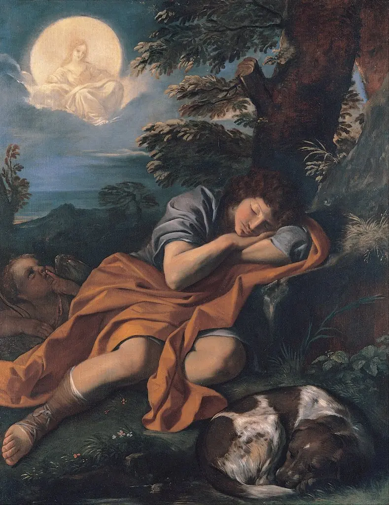 Diane and Endymion, by Pier Francesco Mola