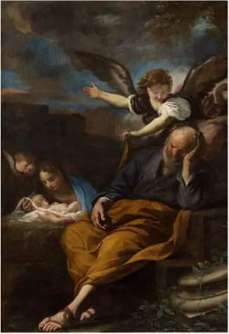 Saint Joseph's Dream, by Pier Francesco Mola