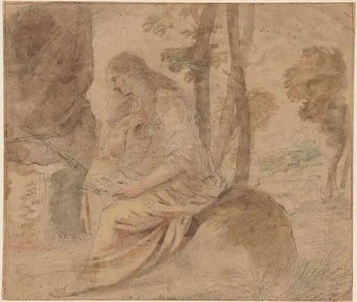 The Penitent Magdalene, by Pier Francesco Mola