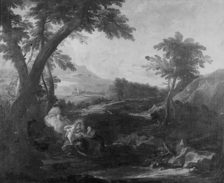 The Rest on the Flight into Egypt, by Pier Francesco Mola