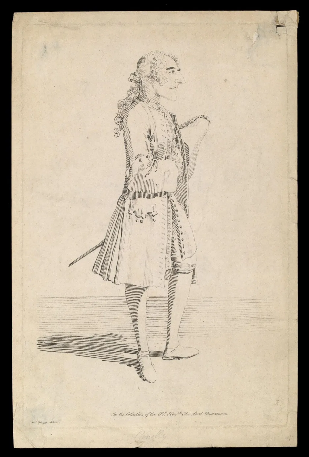 H Beard Print Collection, by Pier Leone Ghezzi, 1742