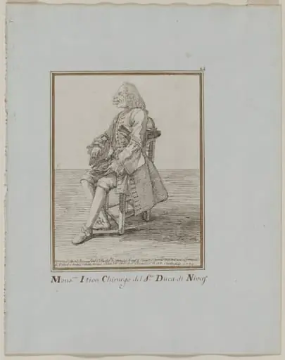 Monsieur Ition Chirurgo del sre. Duca di Nivers, by Pier Leone Ghezzi