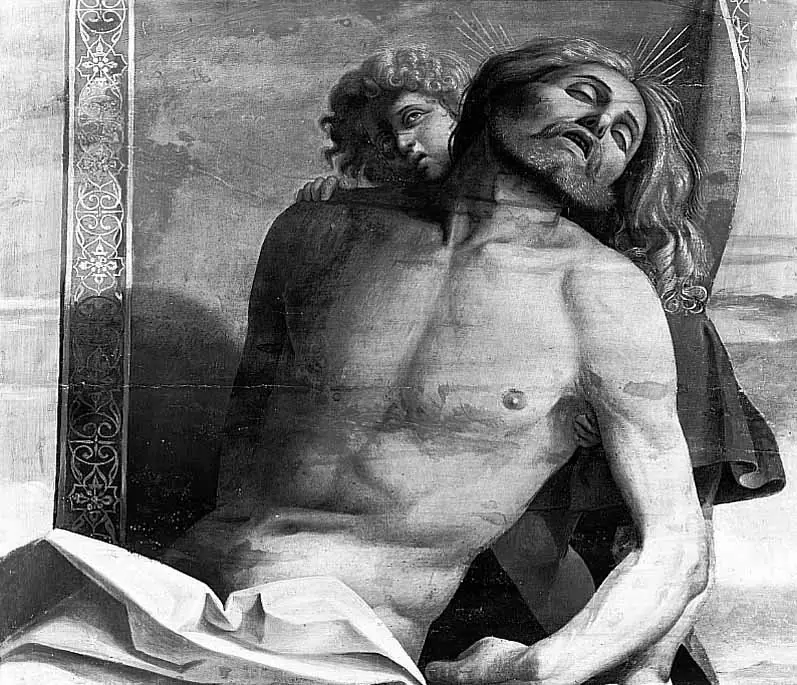 Dead Christ, Supported by Angels, by Pier Maria Pennacchi