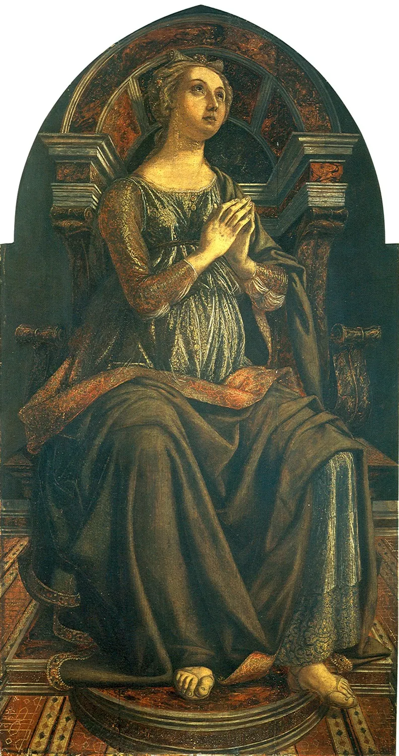 Hope, by Piero del Pollaiuolo, oil, 1470