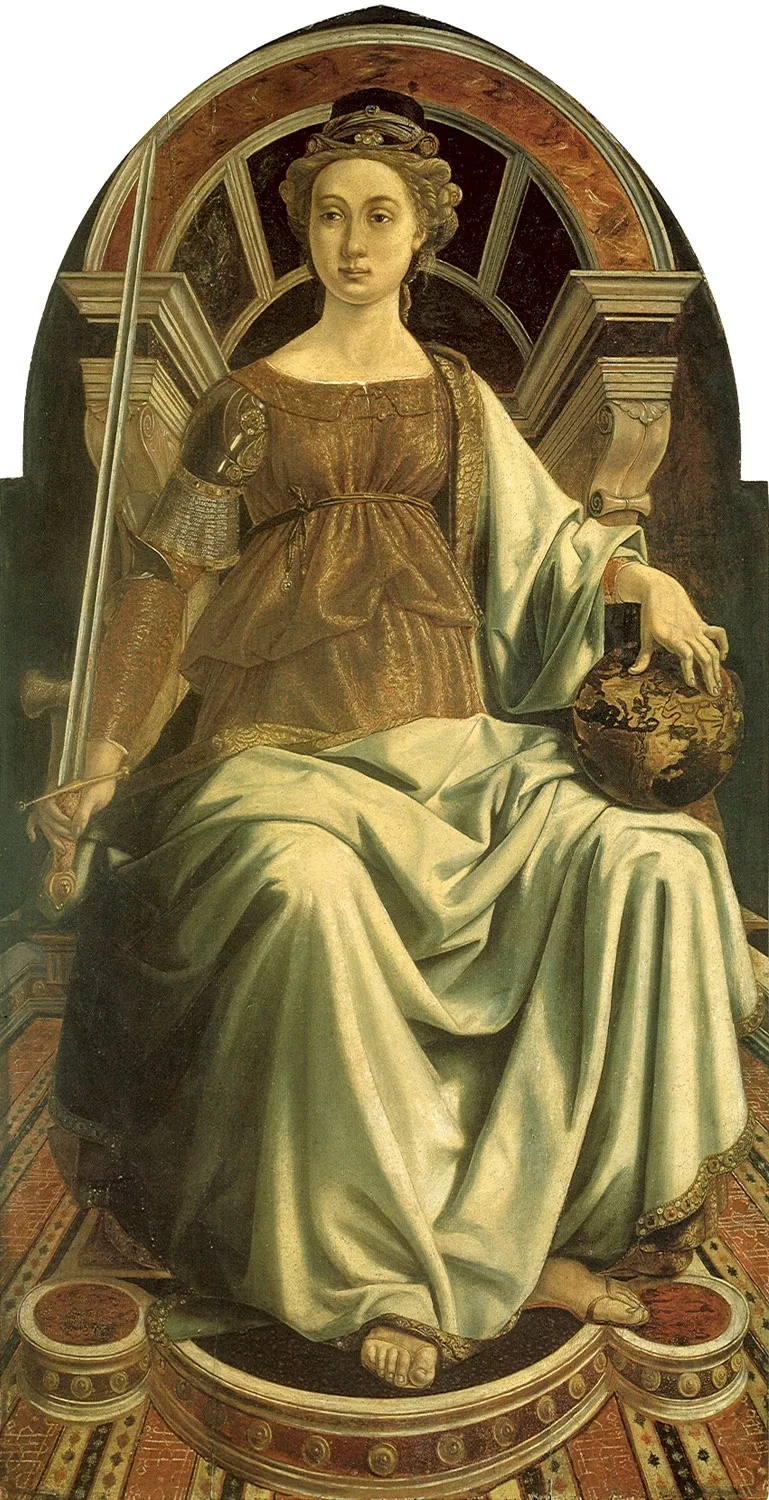 Justice, by Piero del Pollaiuolo, oil, 1470