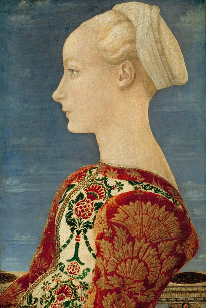 Profile Portrait of a Young Lady, by Piero del Pollaiuolo