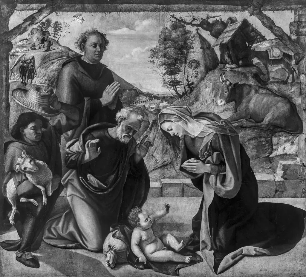 Adoration of the Christ Child, by Piero di Cosimo