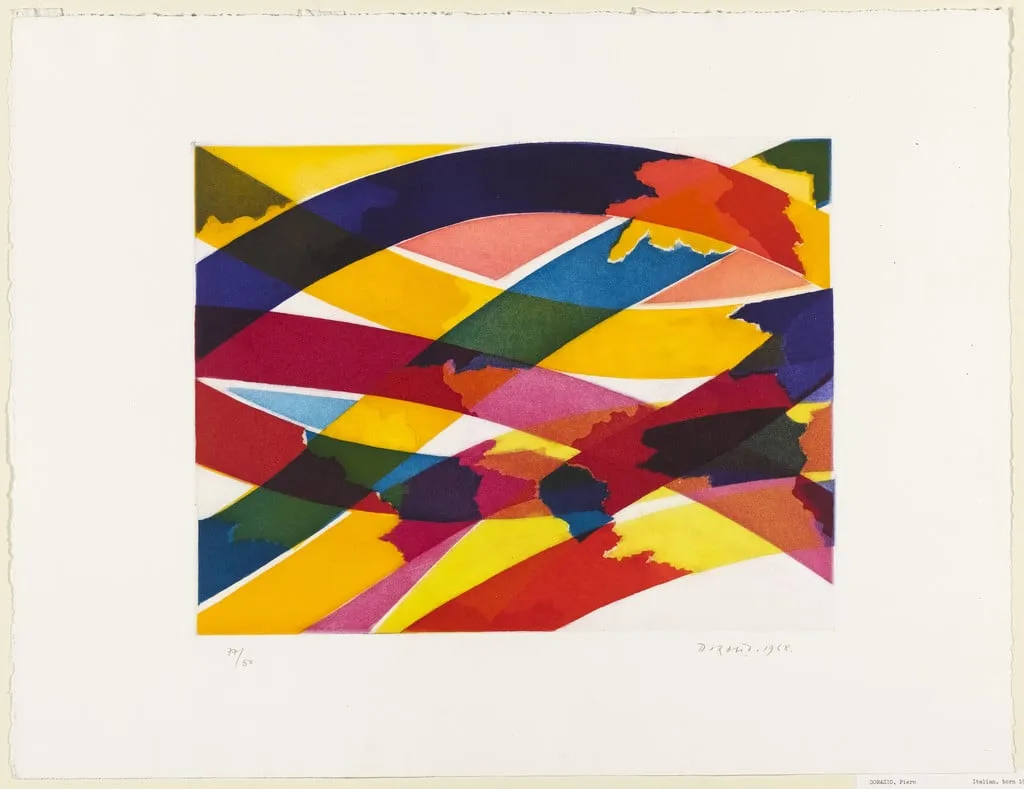 Untitled, by Piero Dorazio, ink, 1968