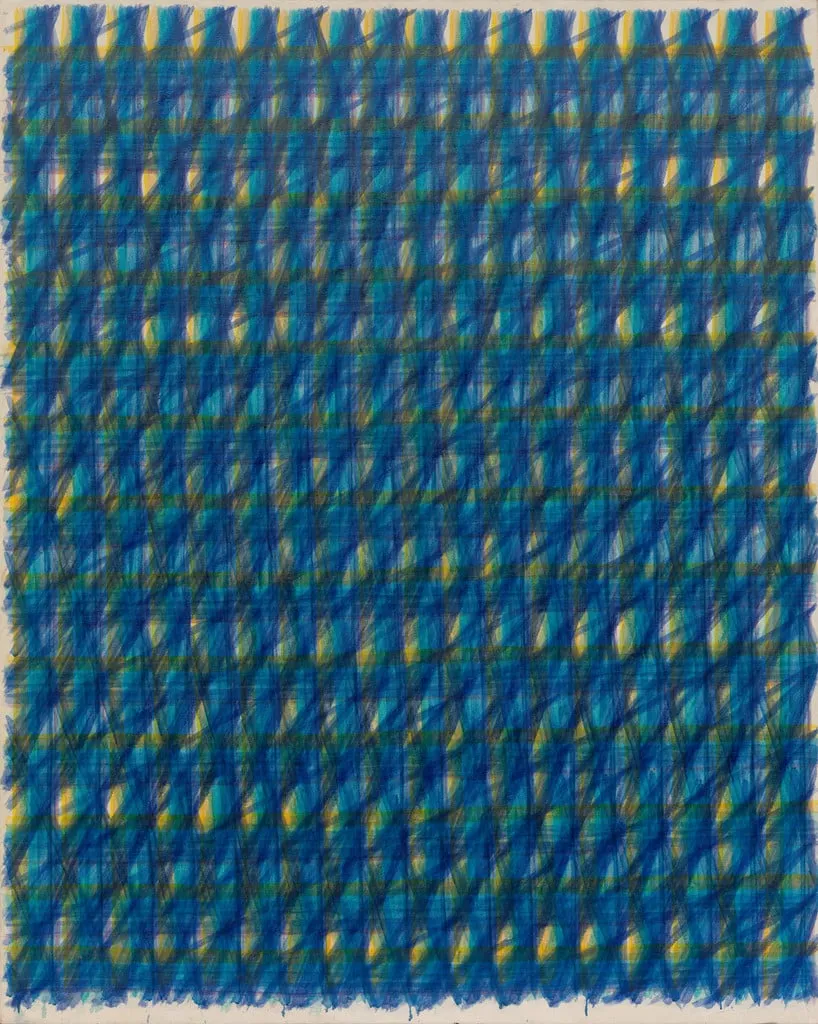 Untitled, by Piero Dorazio, oil, 1963