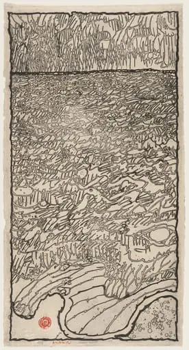Untitled, by Pierre Alechinsky