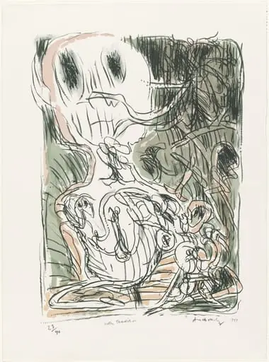 Untitled, by Pierre Alechinsky