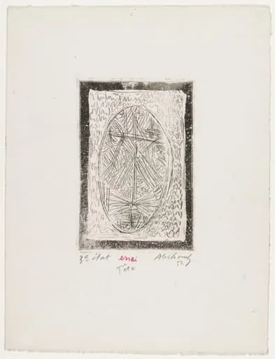 Untitled, by Pierre Alechinsky