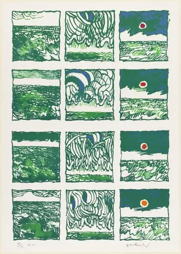 Untitled, by Pierre Alechinsky