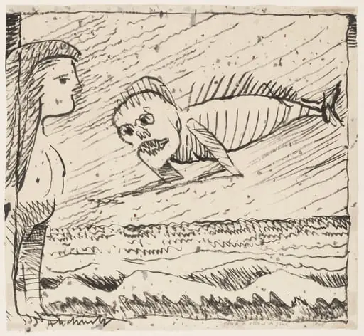 Untitled, by Pierre Alechinsky