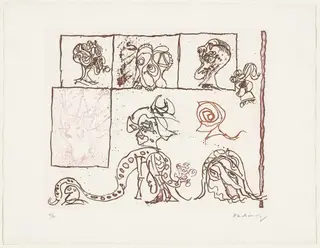 Untitled, by Pierre Alechinsky, 1966
