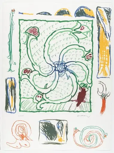 Untitled, by Pierre Alechinsky