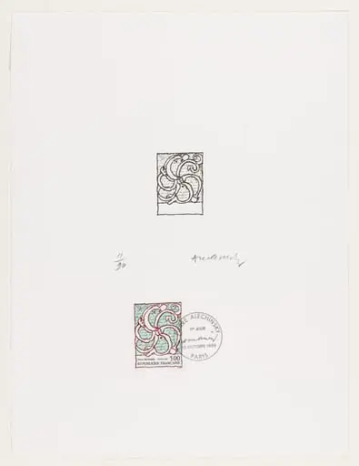 Untitled, by Pierre Alechinsky