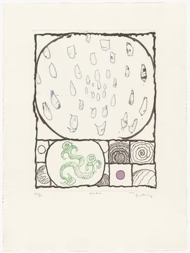 Untitled, by Pierre Alechinsky