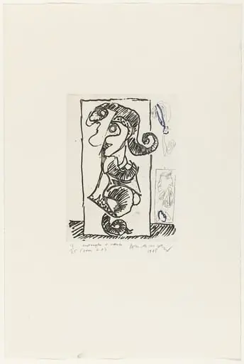 Untitled, by Pierre Alechinsky