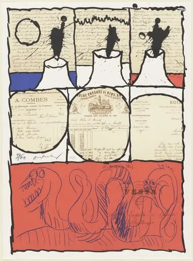 Untitled, by Pierre Alechinsky