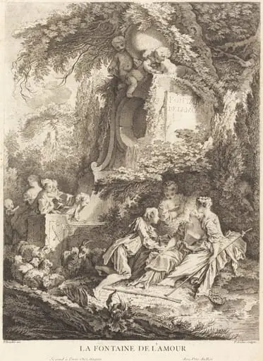 La Fontaine de l'Amour, by Pierre-Alexandre Aveline