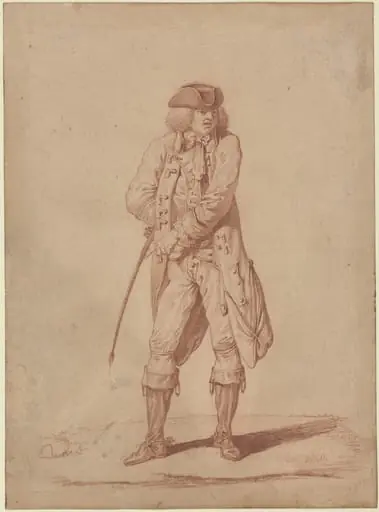 Gentleman with a Riding Crop, by Pierre Alexandre Wille